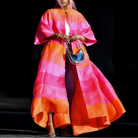 Lena Vie Picasso Duster In Sherbet - Picture 7 of 12